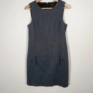 THEORY | WOOL BLEND SLEEVELESS  DRESS